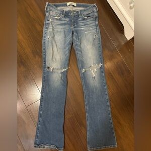 Hollister Distressed Jeans Sz 7R W28 L33